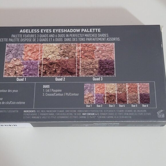 Mally Ageless Eyes Eyeshadow Palette New in Box 12 Colors - Picture 2 of 14
